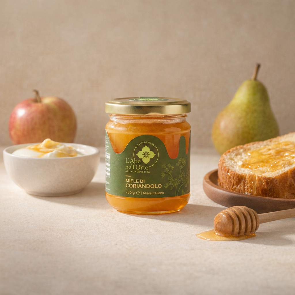 Coriandolo delle colline pugliesi - Variante B pairing dolce quadrata